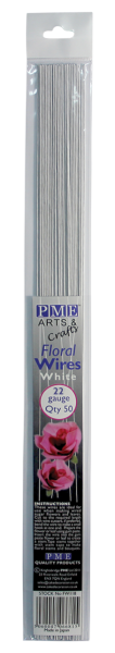 Floral Wires White - 22 Gauge